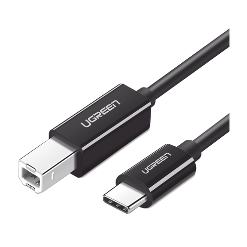 Cable de Impresora o escáner USB-C | 1m (6 pies) | USB Tipo C a USB 2.0 Tipo B | Soporta Thunderbolt 3 | Alta velocidad | DAC | Compatible con Brother HP, Canon, Lexmark, Epson, Dell, Xerox, Samsung, etc.