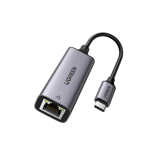 Adaptador de Red USB-C 3.1 (5 Gbps) a RJ45 | Thunderbolt 3 | Admite 10/100/1000 Mbps |  Chip Inteligente | Amplia Compatibilidad | Caja de Aluminio | Longitud del cable 10 cm.