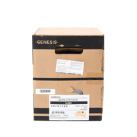 Bobina de 305 Metros (1000 Pies) Cable Par Trenzado Nivel 5 (CAT 5e) / CMR / Color Azul / 4 Pares de Conductores Sólidos de Cobre AWG 24 / Para Aplicaciones de CCTV, Redes de Datos, IP Megapixel, Control RS485