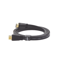 Cable HDMI 2.0 Plano de 1.5 Metros (4.92 Pies) / 4K@60Hz / HDR / 3D / HEC (Canal Ethernet HDMI) / ARC (Canal de Retorno de Audio / Color Profundo de 48 Bits / Audio de 32 Canales / HDCP / Audio Dolby True HD 7.1 / 18 Gbps / Esta�ado y Triple Blindaje / A