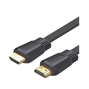 Cable HDMI 2.0 Plano de 1.5 m / 4K@60Hz / HDR / 3D / HEC (Canal Ethernet HDMI) / ARC (Canal de Retorno de Audio / Color Profundo de 48 bits / Audio de 32 canales / HDCP /Audio Dolby True HD 7.1 / 18 Gbps / Estañado y Triple Blindaje / Anti Interfer