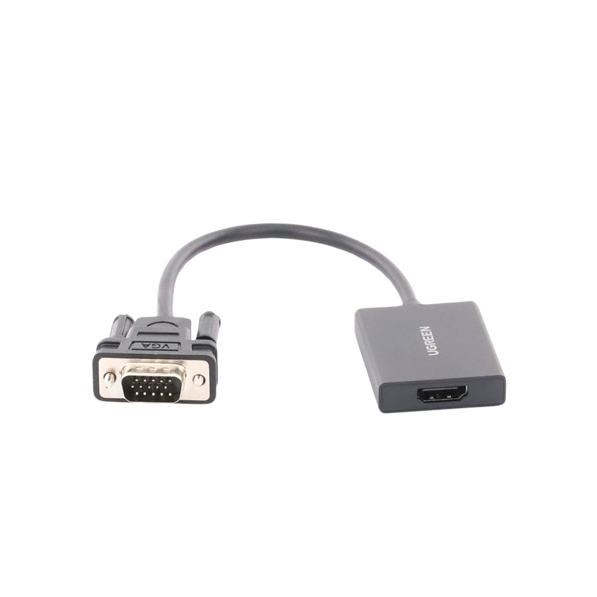 VGA Macho / Salida: HDMI Hembra / Resolución de 1080P@60Hz / Puerto Estéreo de 3.5 mm / Plug and Play, Sin Controlador / Longitud del Cable 15 cm (5.91 Pulgadas). / Incluye Cable de Alimentación USB / Incluye Cable de Audio de 3.5mm.