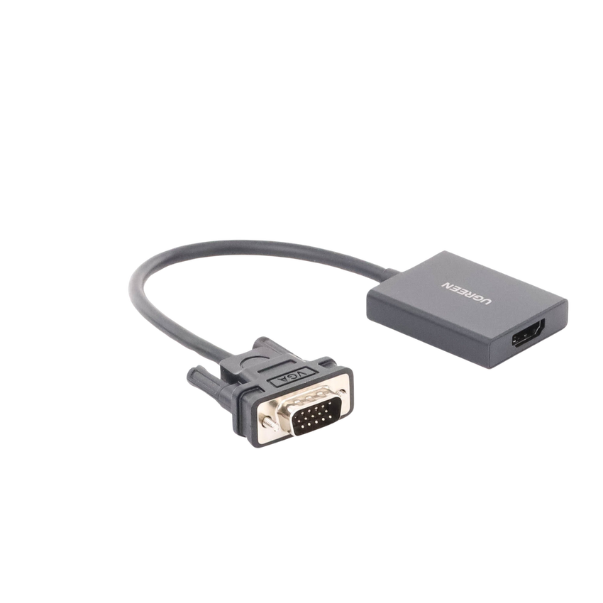 VGA Macho / Salida: HDMI Hembra / Resolución de 1080P@60Hz / Puerto Estéreo de 3.5 mm / Plug and Play, Sin Controlador / Longitud del Cable 15 cm (5.91 Pulgadas). / Incluye Cable de Alimentación USB / Incluye Cable de Audio de 3.5mm.