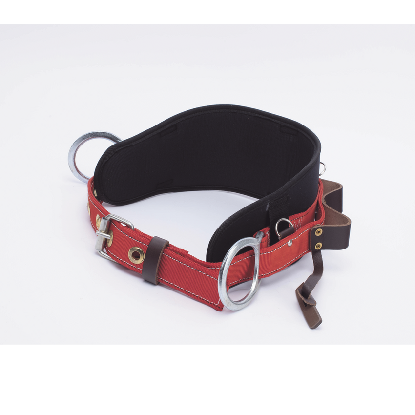 Cinturón de Liniero de Lujo, Fabricado en Poliéster, con 2 Anillos tipo D, Talla 40.