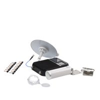 Kit Amplificador Office 200 para 2G, 3G y 4G / Mejora llamadas convencionales y VoLTE / Amplifica señal de TELCEL, AT&T y MOVISTAR / Cubre hasta 400 m² con una antena y hasta 1600 m² con 4 antenas.