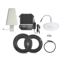 KIT Amplificador Office 200 4G LTE, 3G y VOZ con antena direccional. Especial para cubrir áreas de hasta 1600 Metros Cuadrados por ser de grado comercial e industrial. Soporta múltiples operadores, tecnologías y usuarios.