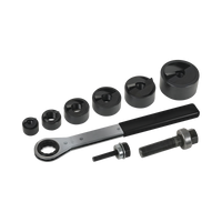 Juego de 6 Sacabocados de 1/2 a 2 Pulgadas (12.7 a 50.8 mm). con Estuche