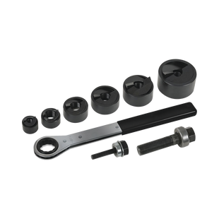 Juego de 6 Sacabocados de 1/2 a 2 Pulgadas (12.7 a 50.8 mm). con Estuche