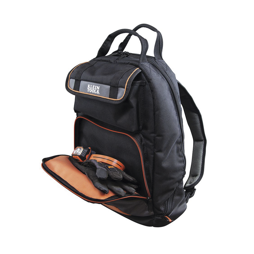 Mochila para Herramientas Tradesman Pro™ de 44.5 cm en Color Negro con 35 Bolsillos (No incluye herramientas).