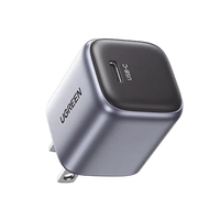 Cargador Mini de 20W | 1 USB-C de Carga Rápida | Tecnología GaN II | Carga Inteligente | Múltiple Protección  | Mayor Eficiencia Energética | Tamaño Compacto.
