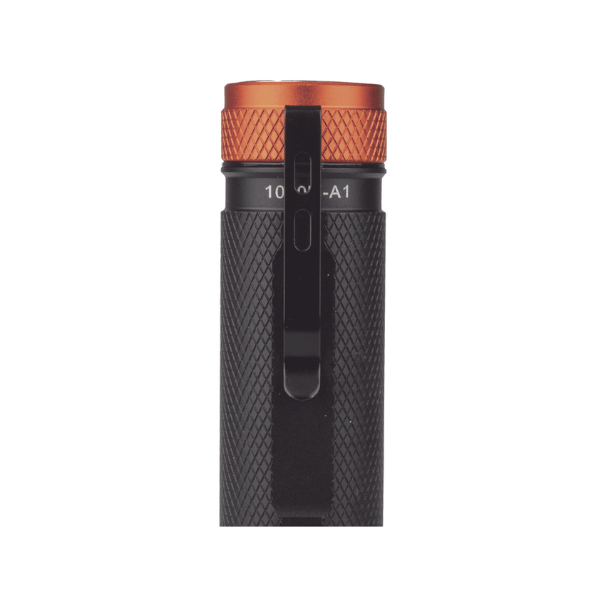 Linterna LED Portátil Recargable 500 Lúmenes con Luz Frontal y Lateral de Trabajo. Lámpara con tapa de Extremo con Imán, USB-C