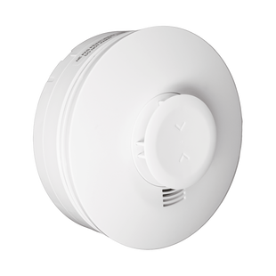 Detector Inalámbrico de Humo y Calor 5800SMOKEV / 3V Litio / Detección Fotoelectrica Multicriterio / Temperatura Fija 135°F / Alerta Baja Temperatura 41°F / RF 345 MHz / Sonido 85 dBA / Compatible con Sistemas Resideo