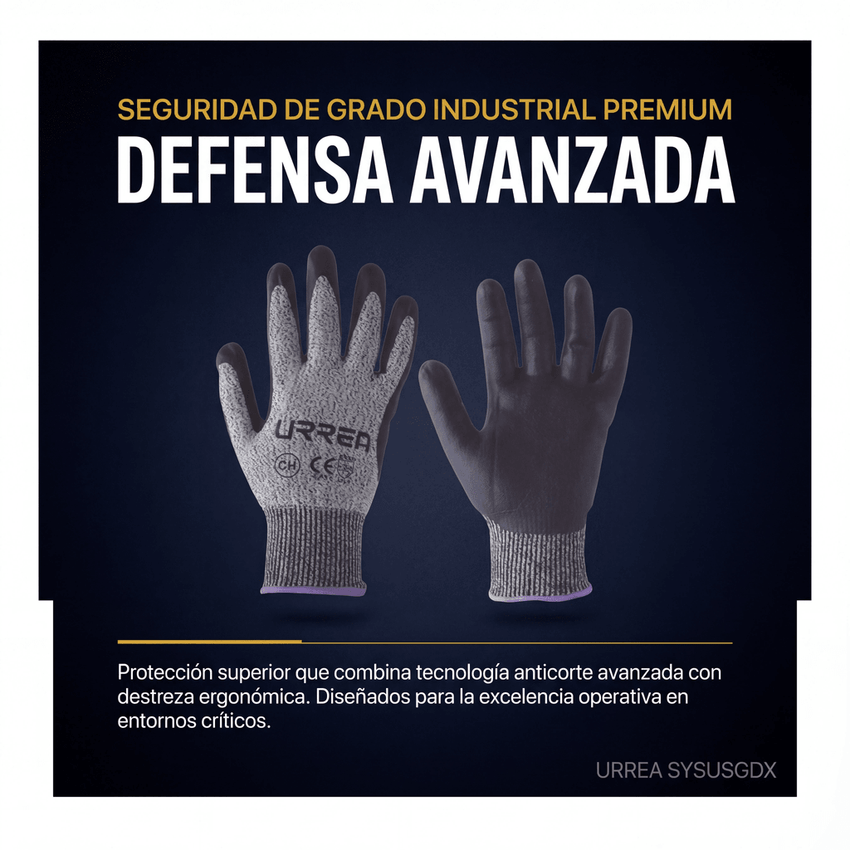 Guantes talla extra grande supraneema con recubrimiento de nitrilo.