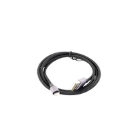 Cable USB-A a Lightning | 1 Metro (3.28 Pies) | Certificado MFi | Carga Rápida 5V/2.4 A | 480 Mbps | Conector C94 | Adecuado para iPhone, iPad y iPod | Protección Integrada | Caja de Aluminio | Nylon Trenzado | Color Negro