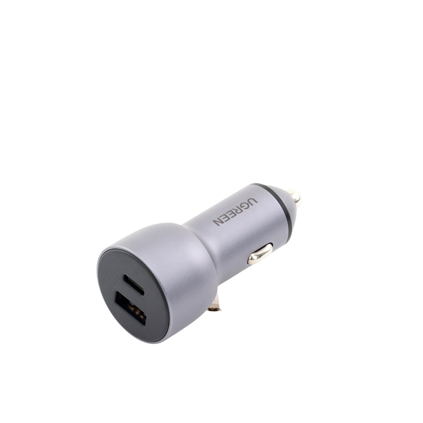 Cargador de Auto 52.5W | Puerto USB-A y USB-C | Carga R�pida | Compatible con Veh�culos de 12 y 24 VCD | PD3.0 + QC3.0 | Chip Inteligente | Dise�o Compacto Mayor Eficiencia Energ�tica | Caja de Aluminio