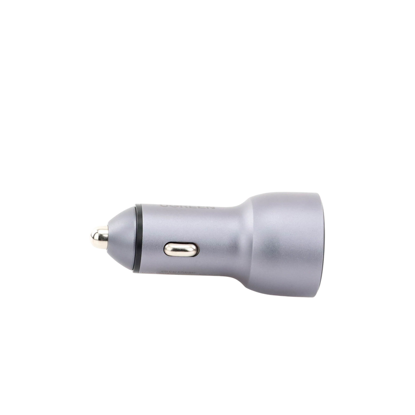 Cargador de Auto 52.5W | Puerto USB-A y USB-C | Carga R�pida | Compatible con Veh�culos de 12 y 24 VCD | PD3.0 + QC3.0 | Chip Inteligente | Dise�o Compacto Mayor Eficiencia Energ�tica | Caja de Aluminio