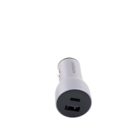 Cargador de Auto 52.5W | Puerto USB-A y USB-C | Carga R�pida | Compatible con Veh�culos de 12 y 24 VCD | PD3.0 + QC3.0 | Chip Inteligente | Dise�o Compacto Mayor Eficiencia Energ�tica | Caja de Aluminio