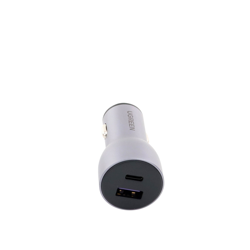 Cargador de Auto 52.5W | Puerto USB-A y USB-C | Carga R�pida | Compatible con Veh�culos de 12 y 24 VCD | PD3.0 + QC3.0 | Chip Inteligente | Dise�o Compacto Mayor Eficiencia Energ�tica | Caja de Aluminio