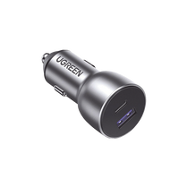 Cargador de Auto 52.5W | Puerto USB-A y USB-C | Carga R�pida | Compatible con Veh�culos de 12 y 24 VCD | PD3.0 + QC3.0 | Chip Inteligente | Dise�o Compacto Mayor Eficiencia Energ�tica | Caja de Aluminio