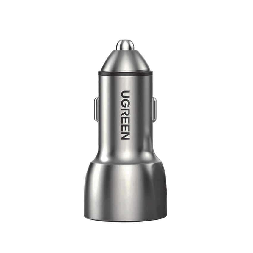 Cargador de Auto 52.5W | Puerto USB-A y USB-C | Carga R�pida | Compatible con Veh�culos de 12 y 24 VCD | PD3.0 + QC3.0 | Chip Inteligente | Dise�o Compacto Mayor Eficiencia Energ�tica | Caja de Aluminio