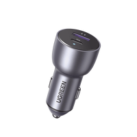 Cargador de Auto 52.5W | Puerto USB-A y USB-C | Carga R�pida | Compatible con Veh�culos de 12 y 24 VCD | PD3.0 + QC3.0 | Chip Inteligente | Dise�o Compacto Mayor Eficiencia Energ�tica | Caja de Aluminio
