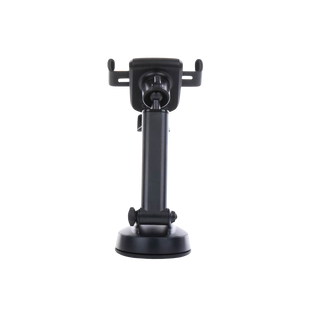 Soporte de Celular para Automóvil con Ventosa / Diseño de Sujecion en Triangulo / Ajustable 270° / Rotable / Estirable / Amplia Compatibilidad con dispositivos de 4'' a 7'' / Color Negro