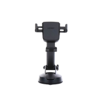 Soporte de Celular para Automóvil con Ventosa / Diseño de Sujecion en Triangulo / Ajustable 270° / Rotable / Estirable / Amplia Compatibilidad con dispositivos de 4'' a 7'' / Color Negro