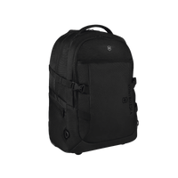 Mochila VX Sport EVO con Ruedas, Mango Telescópico y Correas al Hombro. Fabricada en Poliéster Negro repelente al Agua. Backpack on Wheels.