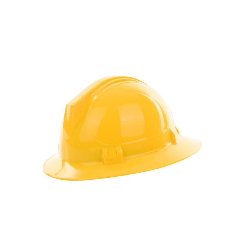 Casco de Seguridad Tipo ala Ancha / Color Amarillo