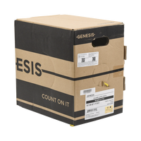 Bobina de Cable de 305 Metros (1000 Pies) UTP Cat6 Riser / Color Amarillo / UL, CMR, Probado a 350 Mhz / Para Aplicaciones de CCTV, Redes de Datos, IP Megapixel, Control RS485