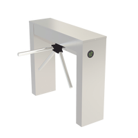 Torniquete Trípode Bidireccional de Acero Inoxidable Con Indicadores de Paso / Para Aplicaciones de Interior y Exterior Protegido / Tipo Puente