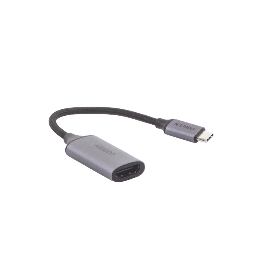 Cable Adaptador USB C a HDMI 4K@60Hz / Convertidor Thunderbolt 3 / Caja de Aluminio / HDMI V2.0 / 3D / Longitud del Cable 10 cm (3.94 Pulgadas)