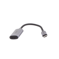 Cable Adaptador USB C a HDMI 4K@60Hz / Convertidor Thunderbolt 3 / Caja de Aluminio / HDMI V2.0 / 3D / Longitud del Cable 10 cm (3.94 Pulgadas)
