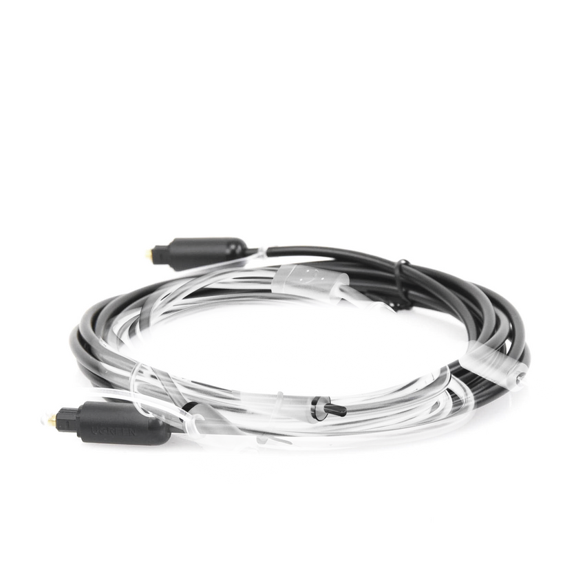 Cable �ptico Toslink (S/PDIF) de Alta Calidad para Audio Digital / 3 Metros (9.84 Pies) / Tapa de Protecci�n / Dolby 7.1 Canales / Dise�o Durable / Plug & Play / Color Negro