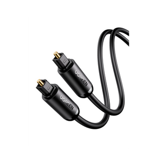 Cable Óptico Toslink (S/PDIF) de Alta Calidad para Audio Digital / 3 Metros / Tapa de Proteccion / Dolby 7.1 Canales / Diseño Durable / Plug & Play / Color Negro