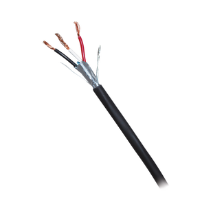 Caja de 305 Metros (1000 Pies) de Cable Blindado de 3 x 18 AWG Blindado Negro