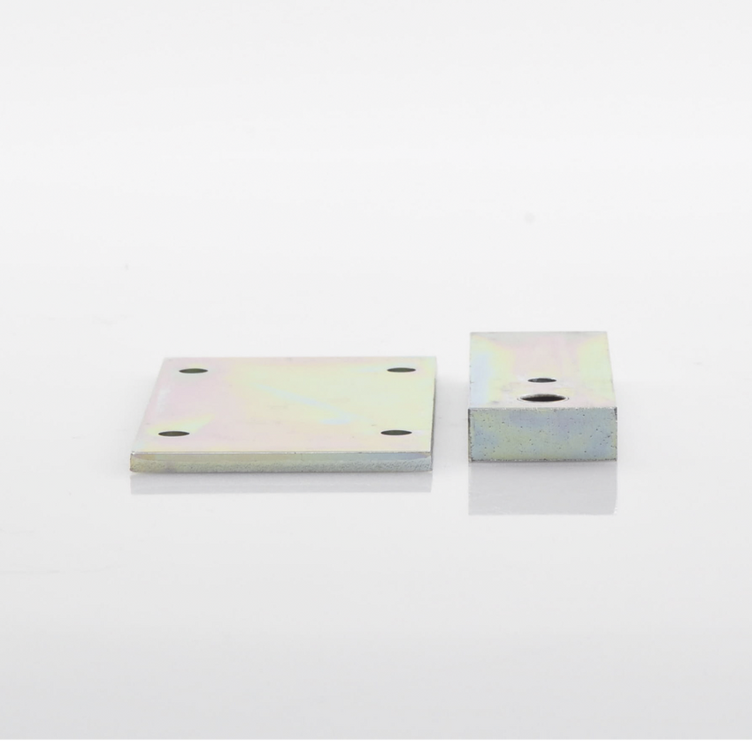 HERRAJES CON  PLACA Y MONTURA POSTERIOR PARA FAAC 400/422