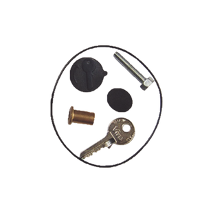 PERILLA DE DESBLOQUEO CON LLAVE Y TAPA PARA FAAC 740/741