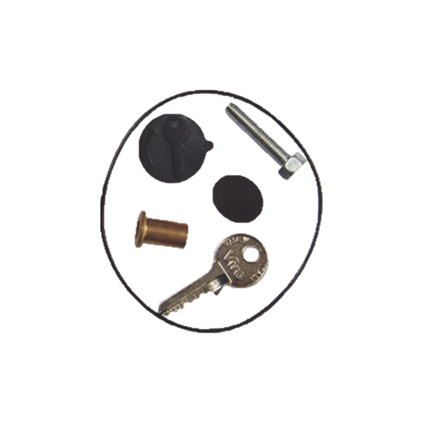 PERILLA DE DESBLOQUEO CON LLAVE Y TAPA PARA FAAC 740/741