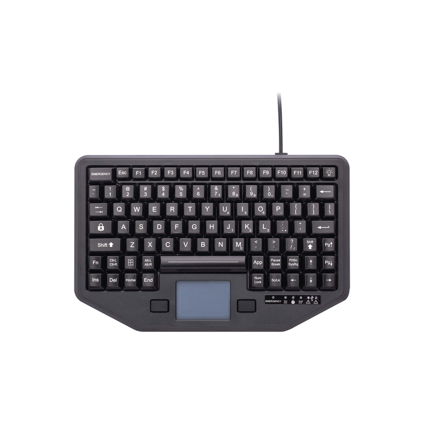 Teclado con Panel Táctil Integrado