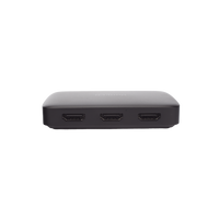 Conmutador HDMI (Switch) 4K@30Hz | 3 Entradas a 1 Salida | 3D | Transmisión Estable | Incluye Control Remoto | Receptor de Infrarrojos | Indicador LED | Chip Inteligente | Incluye Cable Micro USB para Alimentación.