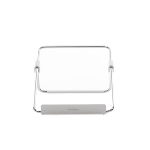 Soporte para Laptop / Plegable / Ajustable de 87 a 131 mm / Amplia compatibilidad 11''-16'' / Capacidad de carga 20 KG / Antideslizante /  Ultra Ligero / Metal / ABS / Silicona / Color Plata