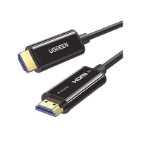 Cable HDMI de 30 Metros por Fibra Óptica 8K@60Hz / Fibra de 4 núcleos + Cobre estañado de 7 núcleos / Compatible con HDMI 2.1 / Alta velocidad 18 Gbps / 3D / HDR / Caja de Aleacion Zinc / Premium