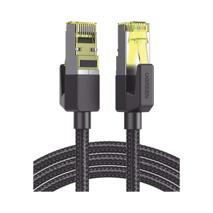 Cable Ethernet Cat7 CLASSâ? F/FTP Redondo con Malla de Nylon 3 Metros