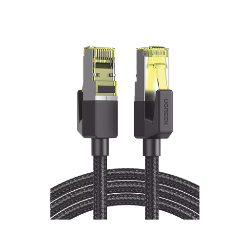 Cable Ethernet Cat7 CLASSâ? F/FTP Redondo con Malla de Nylon 5 Metros