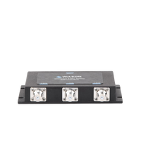 Divisor de potencia de 3 vías para la distribución de señal a tres antenas de servicio | 4.8 dB de pérdida por puerto | Conectores F hembra