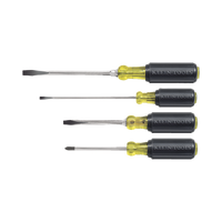 Juego de desarmadores de punta ranurada y Phillips de 4 piezas.