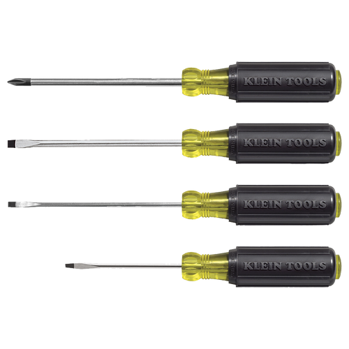 Juego de desarmadores miniatura de punta ranurada y Phillips de 4 piezas