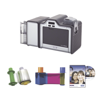Kit Impresora Retransferencia HDP5000/ UN Lado/ Incluye Ribbon, Film y Software/ 3 Años Garantía