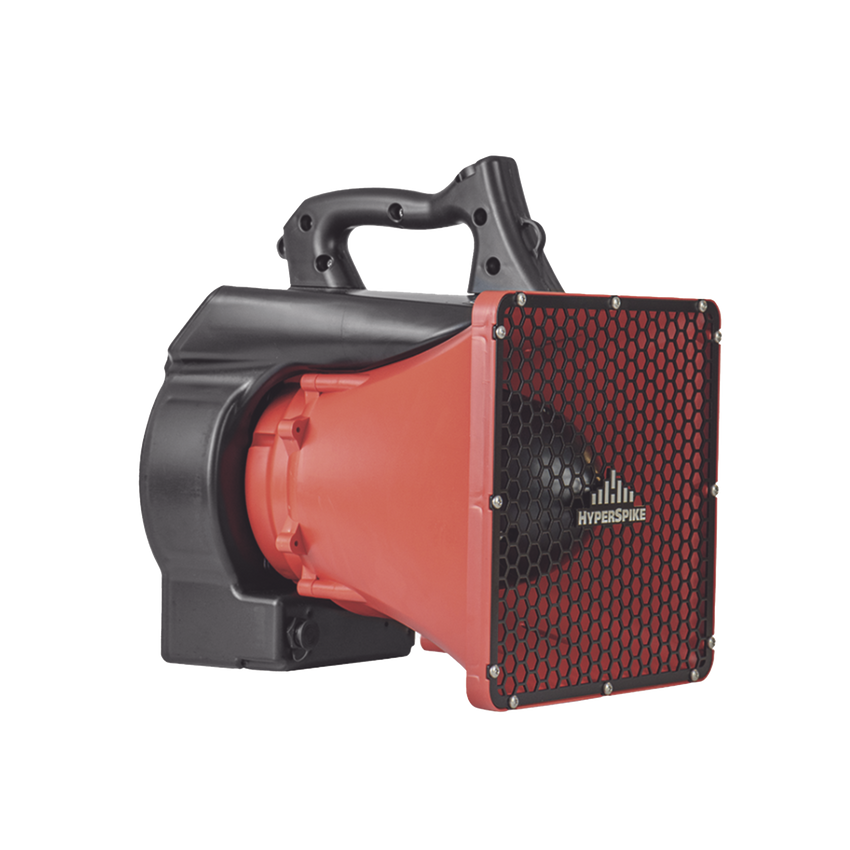 Altavoz Portátil De Alta Fidelidad HyperSpike® Serie HS-10, Con Aislante De Ruido, Color Rojo Con Negro